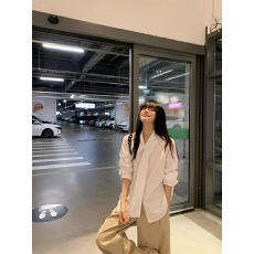 批发实拍实价～设计感小众领结衬衫薄款衬衣防晒上衣