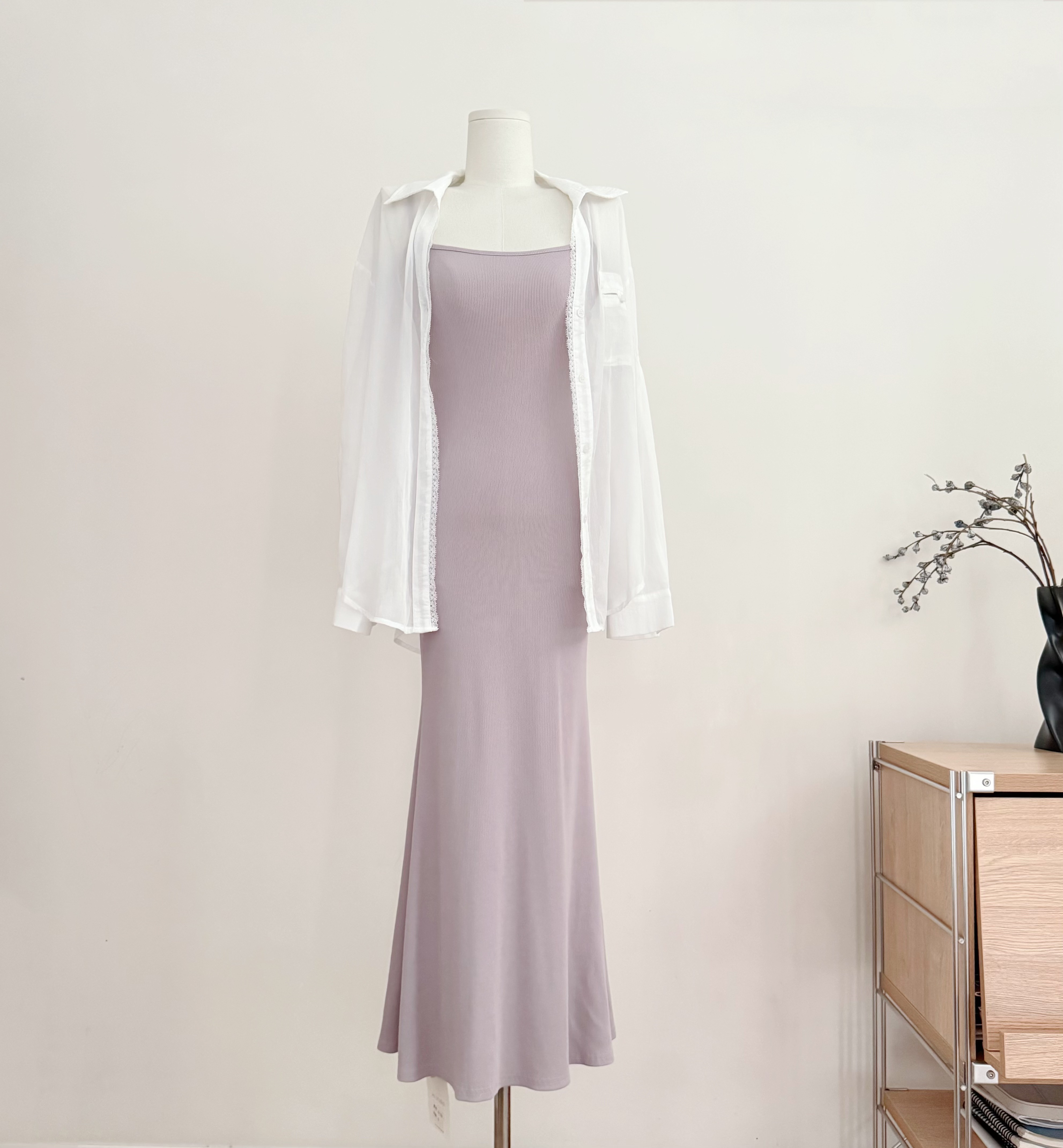 흔들어서 톤 작은 뭐라구? 작은 芋 보라색 슈퍼 부드러운 디스플레이 화이트 품격 향기로운 芋 보라색 순수한 욕망 몸매 가꾸기 타이트 스커트 인어 꼬리 스커트