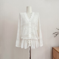 批发私服羊毛羊驼版<b class='q'>手工</b>钩花大<b class='q'>毛衣</b>裙