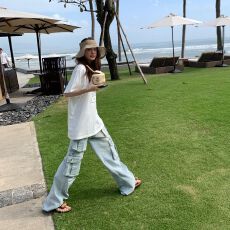 批发松弛时髦感｜碗岛假日look｜<b class='q'>百搭</b>多口袋工<b class='q'>装</b><b class='q'>裤</b> 常规&加长