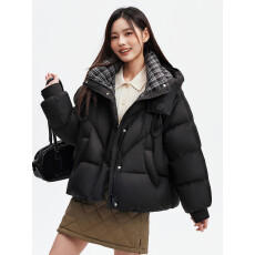 批发<b class='q'>短</b>款羽绒服女2025年冬季新款时尚宽松加厚韩版洋气保暖外套潮