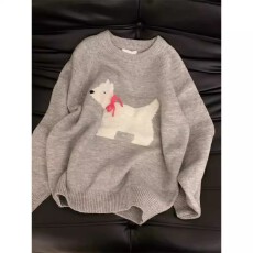 批发保暖毛衣女秋冬韩系高货设计感<b class='q'>可爱</b>针织衫内搭打底上衣