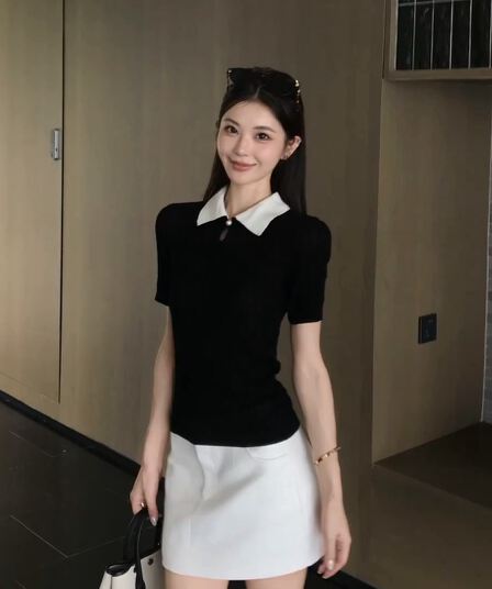 린 천 입력 버릇 새로운 품격 슬림해 보이는 연령 감소 캐주얼 고급 센스 운동 바람 패션 세트