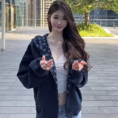 批发<b class='q'>金</b>靓 官图 【现货+原版质量】美式复古拉链开衫连帽卫衣百搭外套