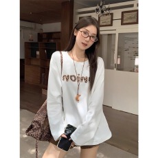 批发实价 官图+原版质量字母刺绣圆领<b class='q'>长袖</b><b class='q'>T</b><b class='q'>恤</b>宽松内搭打底衫