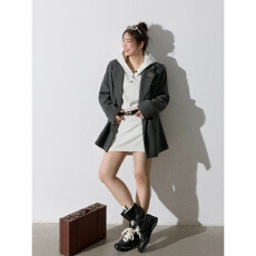 批发原版质量韩系连帽卫衣<b class='q'>连衣裙</b>女秋季款休闲
