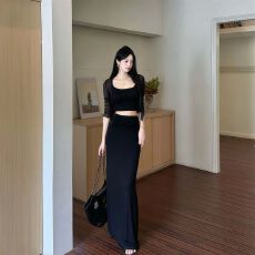 批发辣妹气质开衫外套内搭吊带背心女<b class='q'>夏</b>季新款高腰半身长裙子三件套装