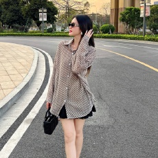 批发实拍 韩系衬衫女春<b class='q'>夏</b>季2026年新款设计感小众休闲长袖衬衣