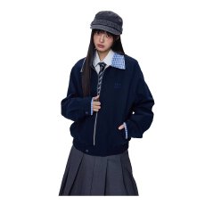 批发2025春秋季时尚舒适休闲外套翻领夹克衫大码宽松上衣褂子潮