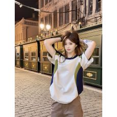 批发潮牌男女插色短袖<b class='q'>t</b><b class='q'>恤</b>新款圆领情侣上衣