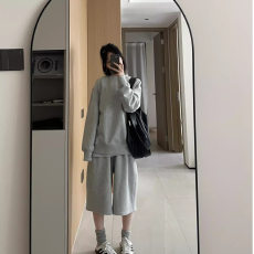 批发唯品会品质 极简风休闲<b class='q'>卫衣</b><b class='q'>套装</b><b class='q'>女</b>