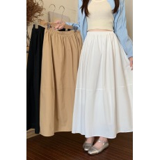 批发已出货 实拍春装大码百搭慵懒风松紧高腰蓬蓬<b class='q'>裙</b><b class='q'>花苞</b><b class='q'>裙</b>灯笼半身<b class='q'>裙</b>