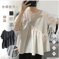 批发<b class='q'>夏</b>装新款日本外单韩国东大门棉麻衬衫女装宽松大码衬衣