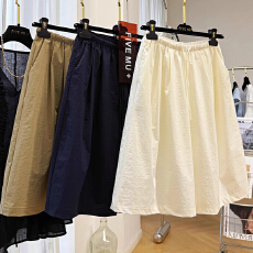 批发夏<b class='q'>装</b>新款<b class='q'>大码</b>女<b class='q'>装</b>速干<b class='q'>裤</b>松紧腰A字阔腿<b class='q'>裤</b><b class='q'>五分裤</b>超好看外穿短<b class='q'>裤</b>