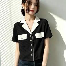 批发夏装新款大码<b class='q'>女装</b>胖MM气质名媛高级小香风西装上衣