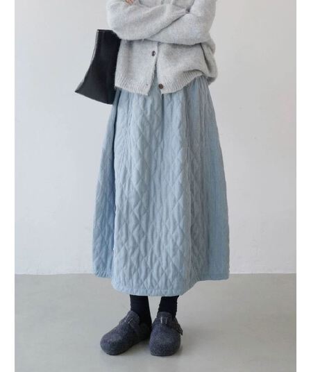 가을 겨울 의류 레트로 문예 코듀로이 객실 면 반신 스커트 여성 허리밴드 패션 다용도 한 마디 꽃밭 롱 스커트 트렌디