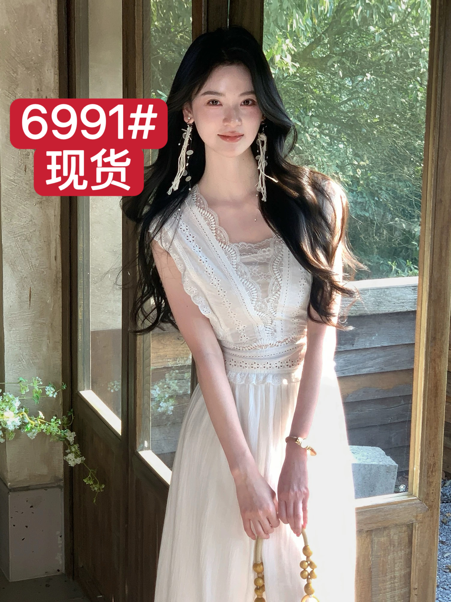 4.7 10 00am 켜기 새로운 시리아 여름 레이스 치마 튜브탑 투피스 세트