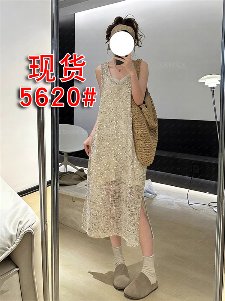 프랑스식 레트로 작은 대중 와 성별 단색 출퇴근 다용도 루즈핏 민소매 조끼 스커트