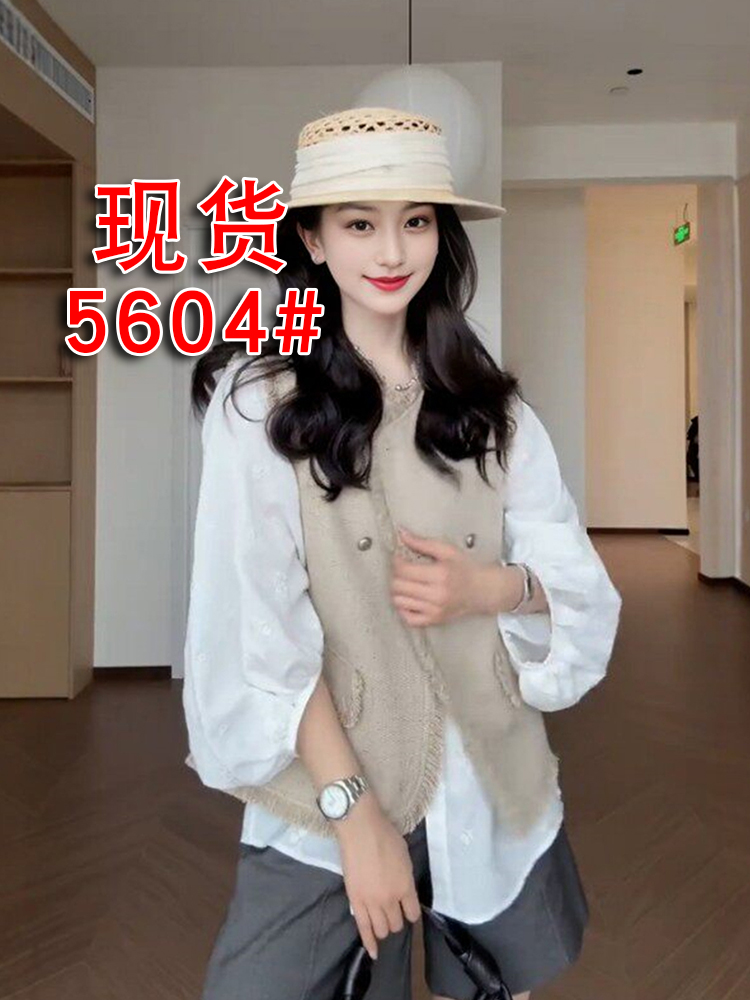 빅 사이즈 여성 의류 프랑스식 술 측면 작은 샤넬 스타일 베스트 2026 봄 새로운 루즈핏 스택 착용 조끼 재킷 맨위