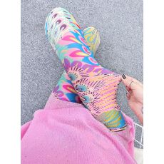 批发95涤纶 夏季松紧腰<b class='q'>网纱</b>花色<b class='q'>打底裤</b>外穿女弹力防晒裤小脚裤九分裤