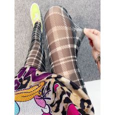 批发95涤纶 <b class='q'>网纱</b>外穿<b class='q'>打底裤</b>女透肤印花格子单层弹力好穿防晒紧身裤子