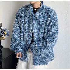 批发2025美式小香风格子衬衫男秋季新款长袖衬衣男生休闲外套薄款外套