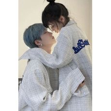 批发高街小香风<b class='q'>衬衫</b>外套男2025新款秋季ins刺绣休闲宽松情侣装夹克潮