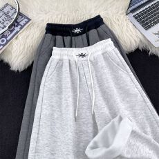 批发2026<b class='q'>新款</b>重磅加厚运动<b class='q'>裤</b>加绒卫<b class='q'>裤</b>男秋冬青少年宽松休闲直筒长<b class='q'>裤</b>潮