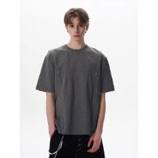 2026新款重磅短袖男夏季薄款宽松休闲五分袖情侣