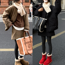 批发官图 2025秋冬新款高级假两件<b class='q'>T</b><b class='q'>恤</b>加厚外套上衣休闲半身短<b class='q'>裙</b>三件套