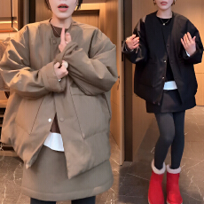 批发官图 慵懒风假两件<b class='q'>T</b><b class='q'>恤</b>打底加厚加棉外套2025冬季新款半身<b class='q'>裙</b>三件套