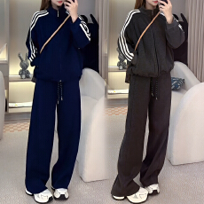 批发官图 时尚流行休闲运动风<b class='q'>套装</b>2025冬季新款加绒卫衣阔腿<b class='q'>裤</b><b class='q'>两件套</b>