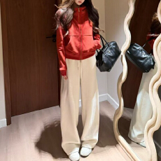 批发官图 2025秋冬<b class='q'>新款</b>美式复古休闲百搭加厚连帽卫衣外套直筒<b class='q'>裤</b>套<b class='q'>装</b>