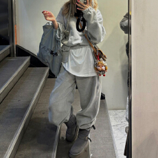 批发官图 休闲<b class='q'>运动</b>套装女装新款韩版慵懒风卫衣打底衫<b class='q'>t</b><b class='q'>恤</b>阔腿裤三件套