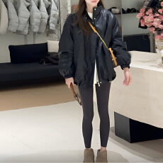 批发官图 美式复古休闲百搭时尚宽松皮衣外套2026<b class='q'>冬</b>新款韩版保暖夹克