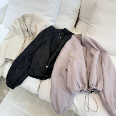 批发官图 气质拉链暗扣皮衣短外套女2026<b class='q'>春</b>秋新款小个子减龄显瘦夹克