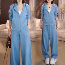 批发官图 休闲套装2026春秋款韩版时尚个性洋气<b class='q'>卫衣</b>运动服开衫两件套