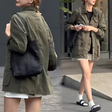 批发官图 春秋独特漂亮好看美式<b class='q'>休闲</b>高级感军绿工装<b class='q'>夹克</b>外套2026新款