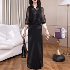 批发官图 时尚名媛两件套连衣裙<b class='q'>夏季</b>新款气质减龄显瘦小衫吊带裙套装