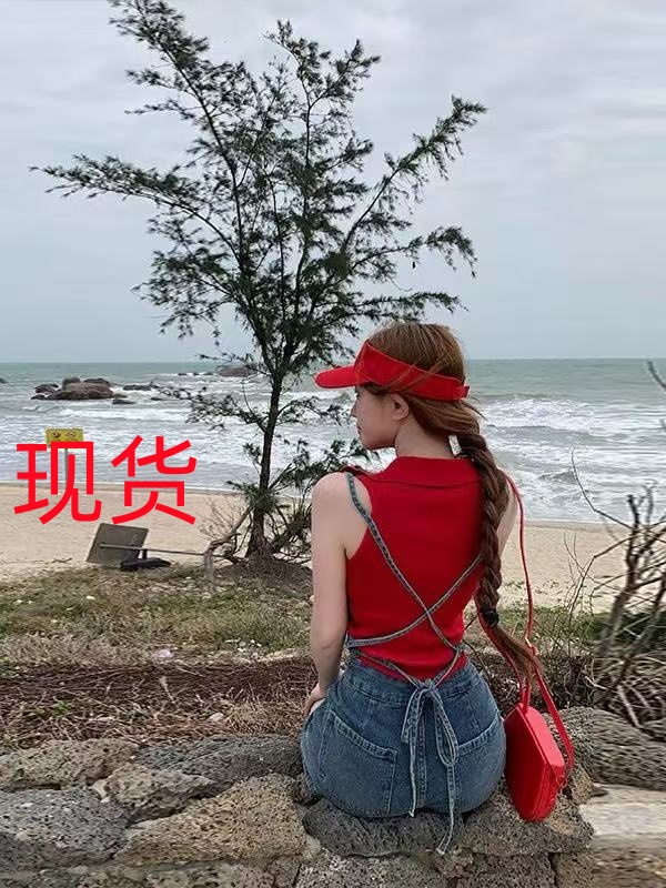 활력 연령 감소 스트랩 멜빵 데님 반바지 여성 2026 년 여름 섹션 루즈핏 슬림해 보이는 올인원 핫 바지