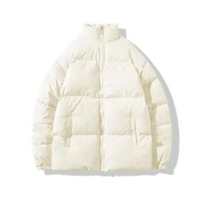 批发机器充气棉<b class='q'>3D</b>弹力棉服冬季保暖立领棉衣可压图