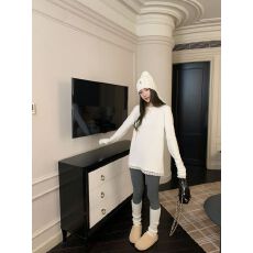 德绒白色蕾丝打底T恤女秋冬新款内搭宽松显瘦长袖上衣