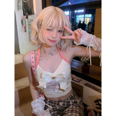 批发【官图 随心裁<b class='q'>莫代尔</b>260克1*1】设计感小众内搭外穿无袖吊带女