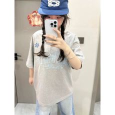 实价 刺绣+内里铺布+防伪扣吊牌纯棉220克精梳紧密短袖