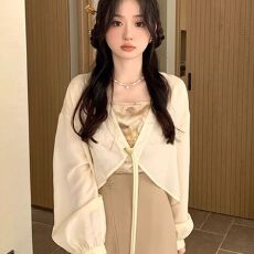 批发官图实价 开衫上衣百搭女短<b class='q'>外套</b>新款薄款披肩新中式国风长袖上衣