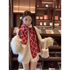 批发实拍不减价 双面毛线女冬季氛围感保暖情侣长款针织围脖围巾外搭