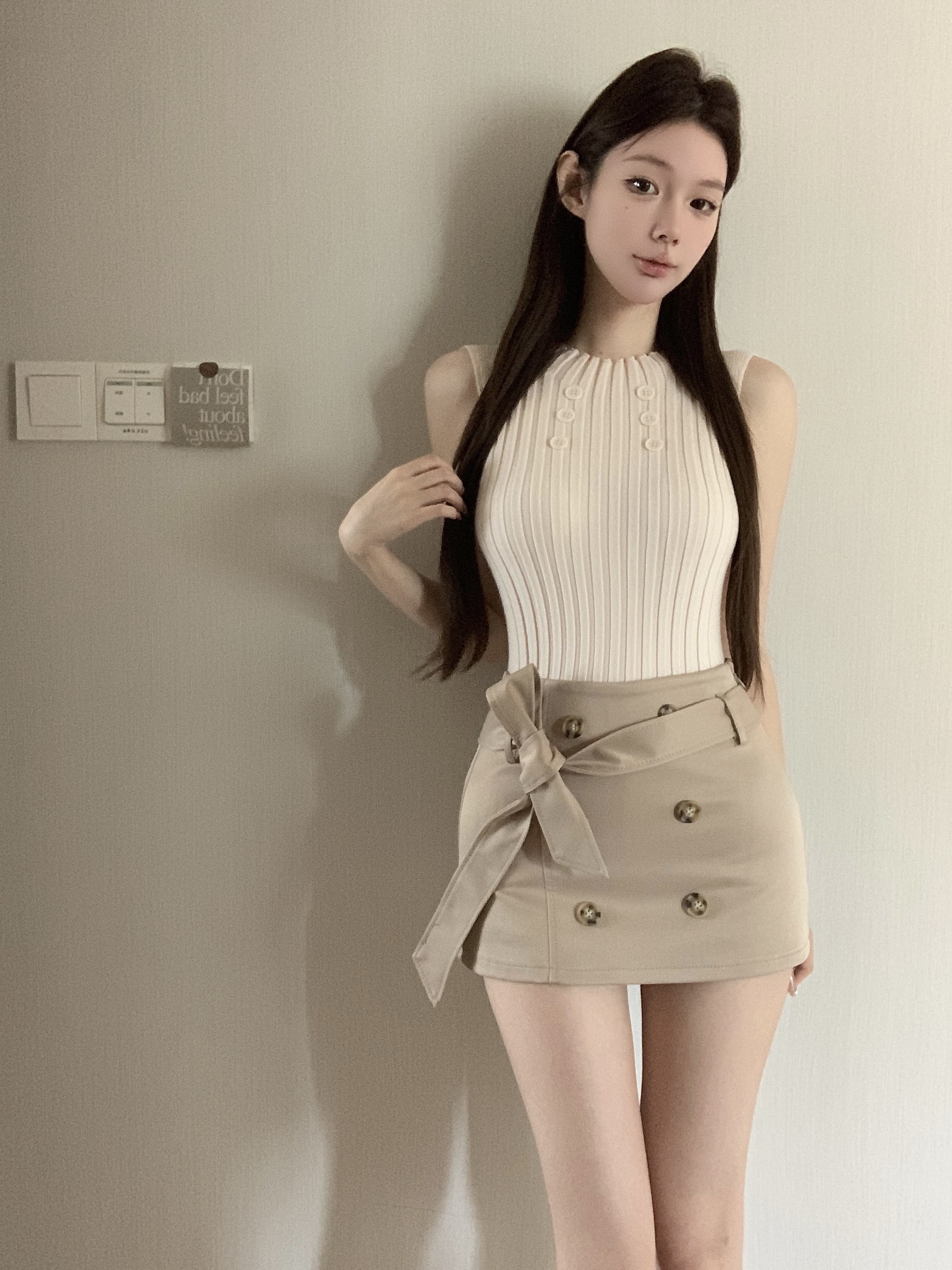 红人馆a字半身裙女新款夏季包臀裙子绝美巨好看的短裙  服裝批發女裝批發服飾貨源