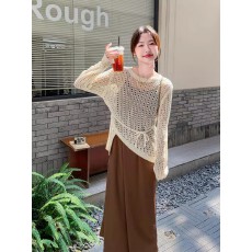 批发韩系氛围感罩衫套装<b class='q'>连衣裙</b>女春秋吊带裙早秋两件套高级感独特绝美