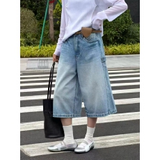 批发春夏新款韩国<b class='q'>原</b><b class='q'>单</b>工装七分裤