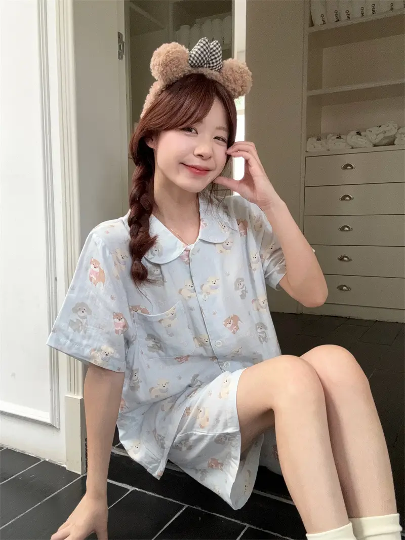 순수면 루즈 핏 홈웨어 세트 상세 이미지 6